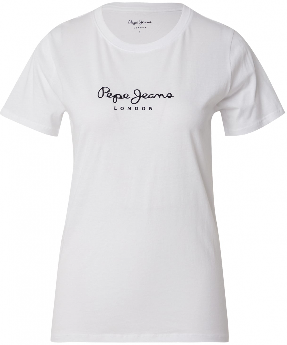 Pepe Jeans Tričko 'BERENICE'  čierna / biela