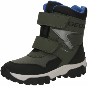 GEOX Snehule 'HIMALAYA'  striebornosivá / olivová / čierna
