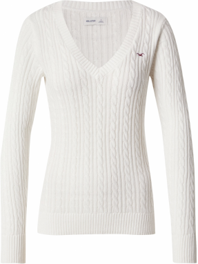 HOLLISTER Sveter  biela