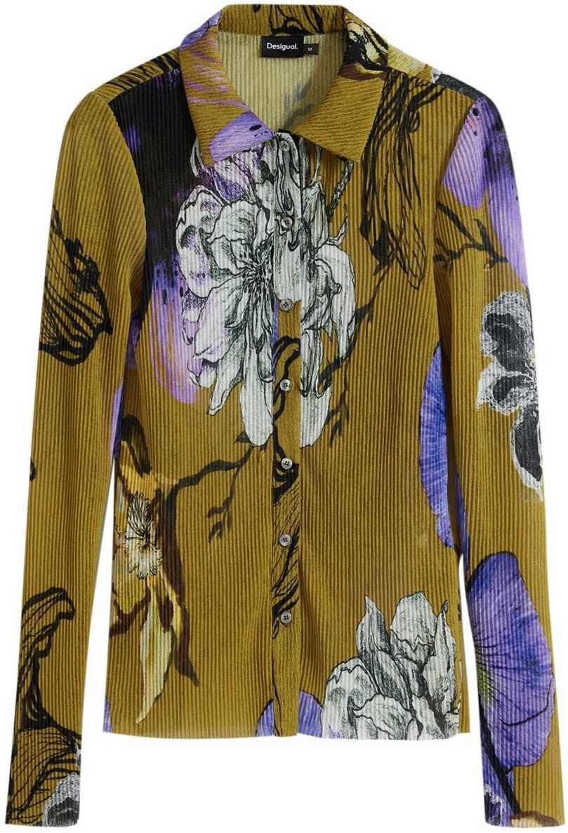 Desigual Tričko  zelená / zmiešané farby
