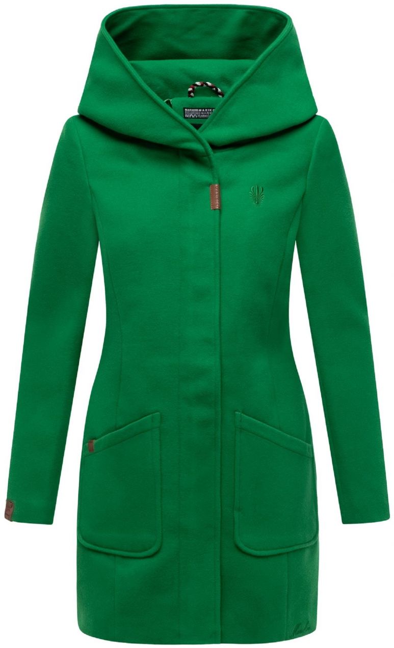MARIKOO Prechodný kabát 'Maikoo'  zelená