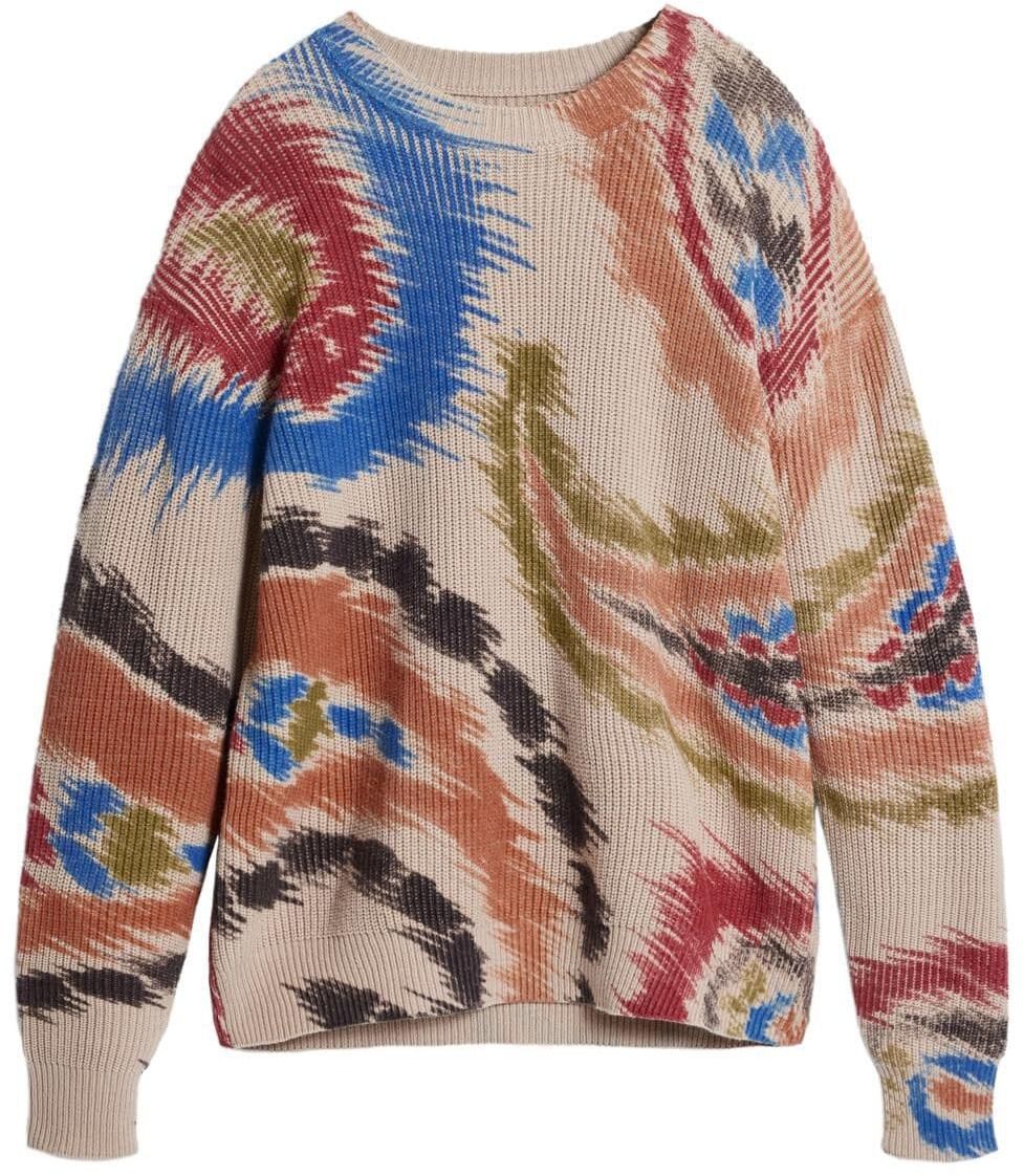 Desigual Mikina  modrá / hrdzavohnedá / svetlohnedá / olivová / červená