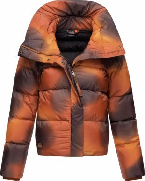 Ragwear Zimná bunda 'Lunis'  hnedá / oranžová / svetlooranžová