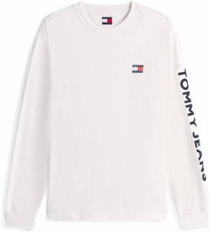 Tommy Jeans Tričko 'CLSC'  tmavomodrá / biela