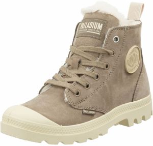 Palladium Šnurovacie čižmy 'Pampa'  béžová / svetlohnedá