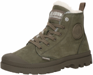 Palladium Šnurovacie čižmy 'PAMPA'  olivová