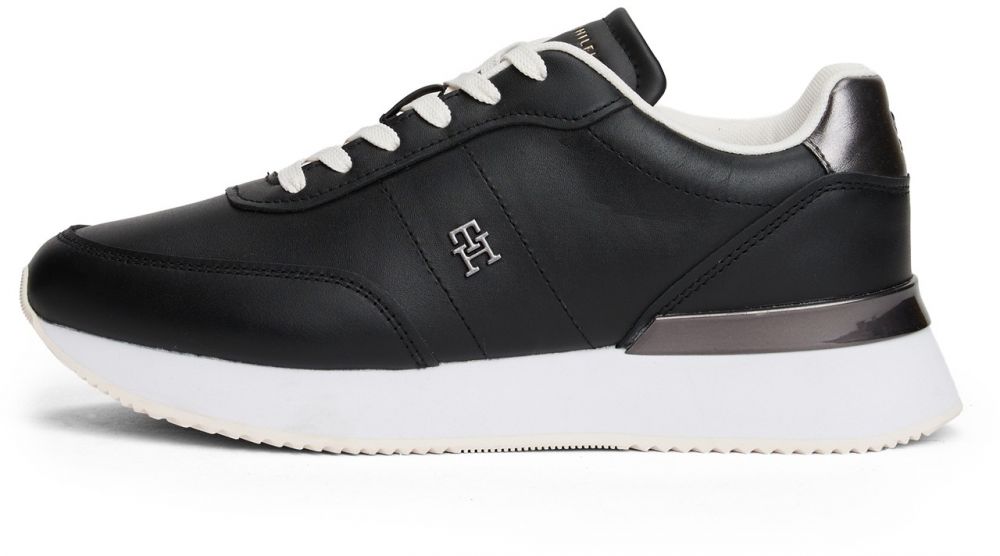 TOMMY HILFIGER Nízke tenisky 'CHIC'  čierna / biela