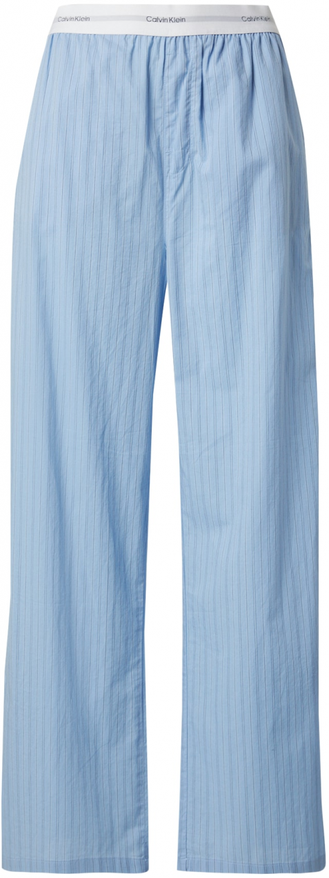 Calvin Klein Underwear Pyžamové nohavice  svetlomodrá / tmavomodrá / svetlosivá / biela