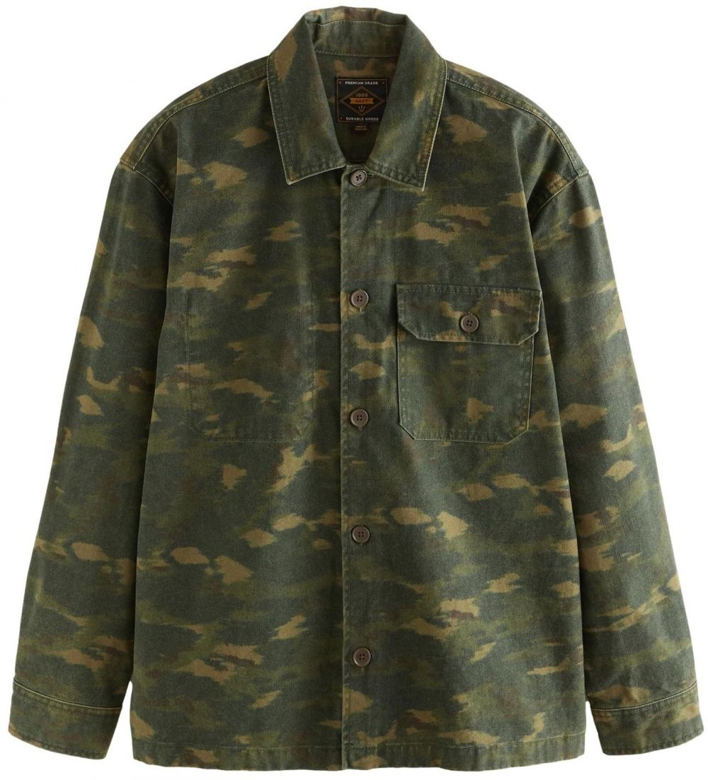 Next Košeľa  olivová / tmavozelená