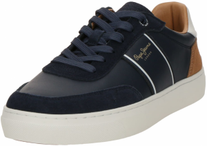 Pepe Jeans Nízke tenisky 'Camden'  námornícka modrá / koňaková / biela
