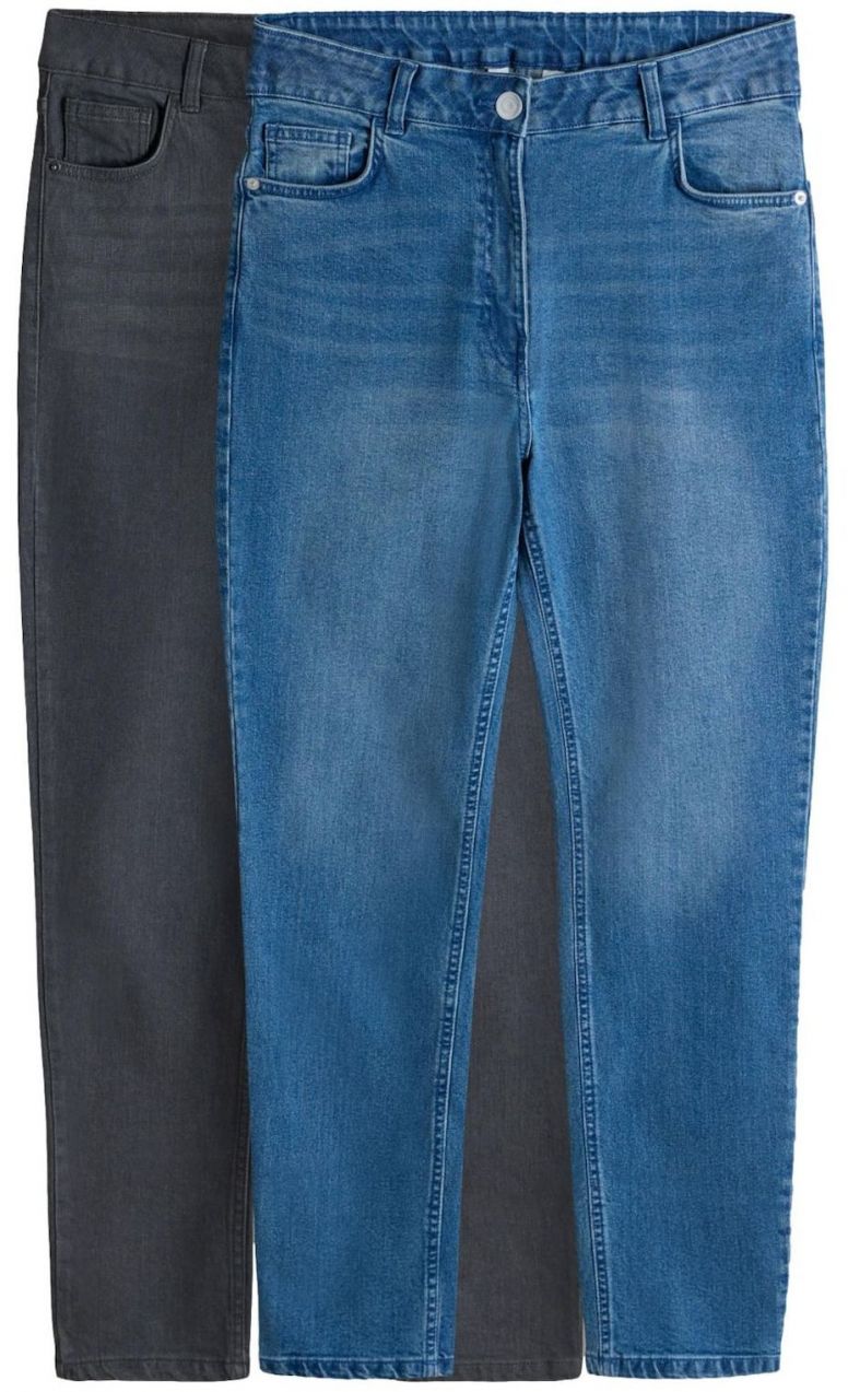 The Set Džínsy  modrá denim / sivý denim