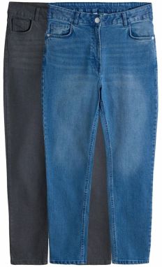 The Set Džínsy  modrá denim / sivý denim