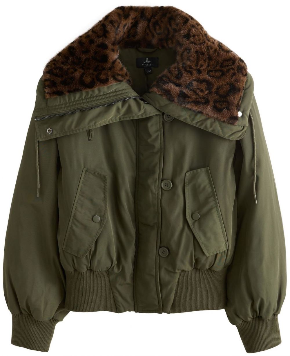 Next Prechodná parka  kaki