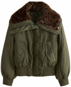 Next Prechodná parka  kaki