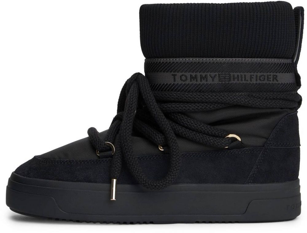 TOMMY HILFIGER Snehule  sivá / čierna