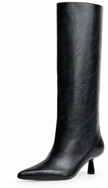 Bershka Čižmy  čierna