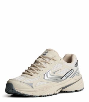 Bershka Nízke tenisky  striebornosivá / strieborná / biela / biela ako vlna