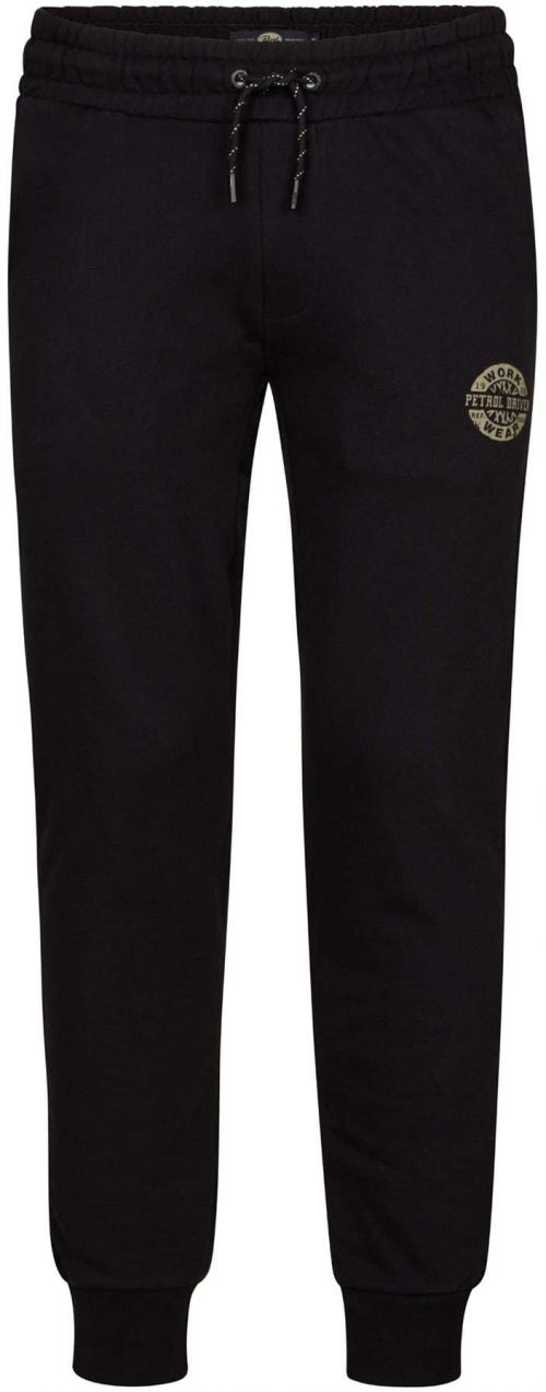 Petrol Industries Nohavice  sivobéžová / čierna