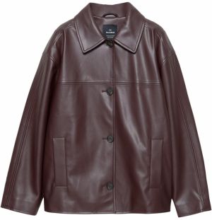 Pull&Bear Prechodná bunda  burgundská