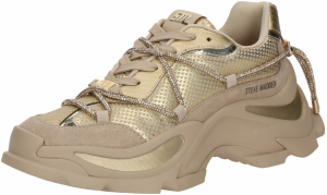 STEVE MADDEN Nízke tenisky 'Z Nation'  tmavobéžová / zlatá