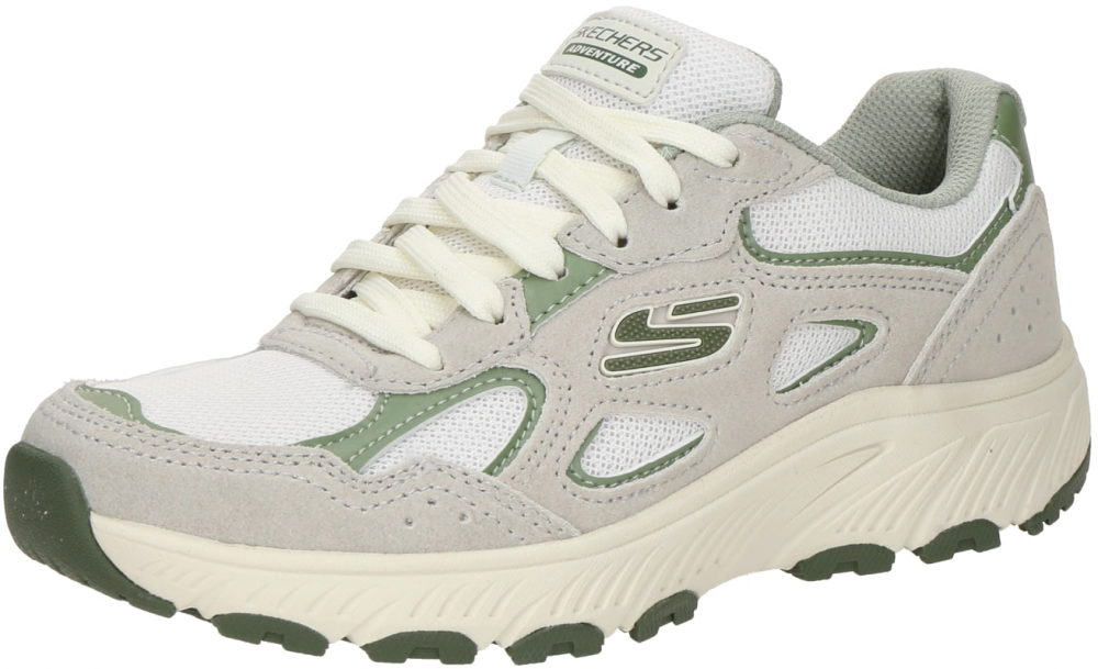 SKECHERS Nízke tenisky 'HILLCREST 2.0'  sivá / zelená / šedobiela