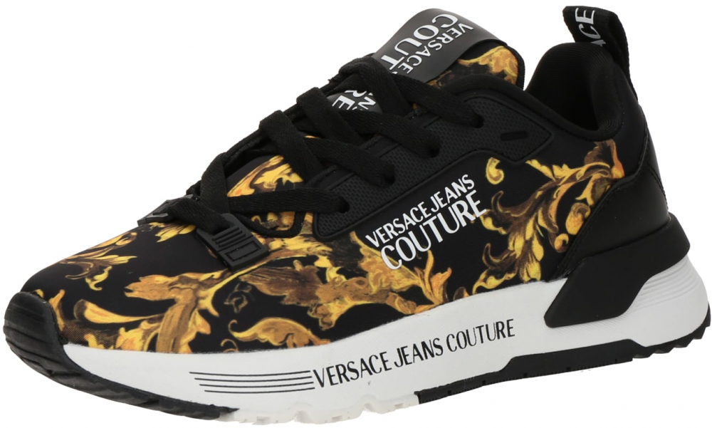 Versace Jeans Couture Nízke tenisky  hnedá / žltá / čierna / biela