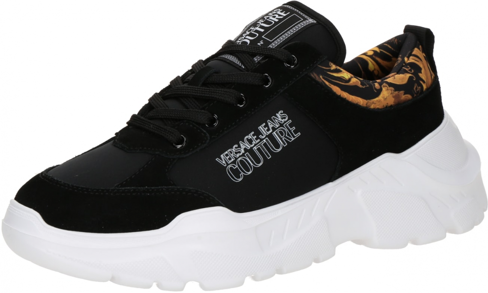 Versace Jeans Couture Nízke tenisky 'SPEEDTRACK'  karamelová / čierna / biela