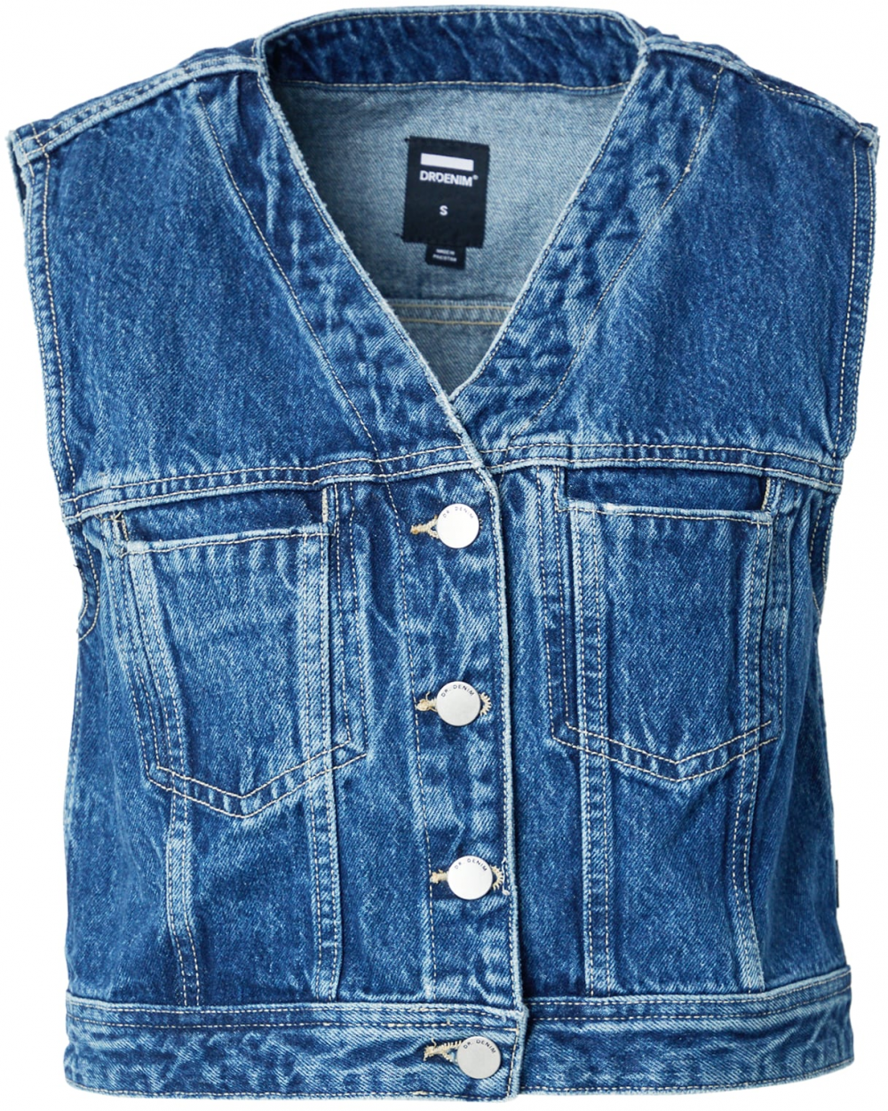 Dr. Denim Vesta 'Tina'  modrá denim