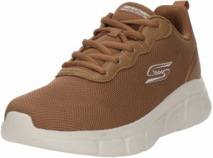 SKECHERS Nízke tenisky 'BOBS B FLEX - ICY EDGE'  hnedá / biela