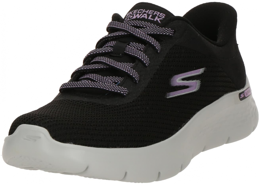 SKECHERS Športová obuv 'GO WALK FLEX'  levanduľová / čierna