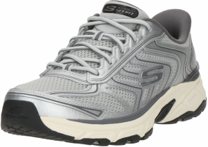 SKECHERS Športová obuv 'STAMINA SPORT'  svetlosivá / strieborná