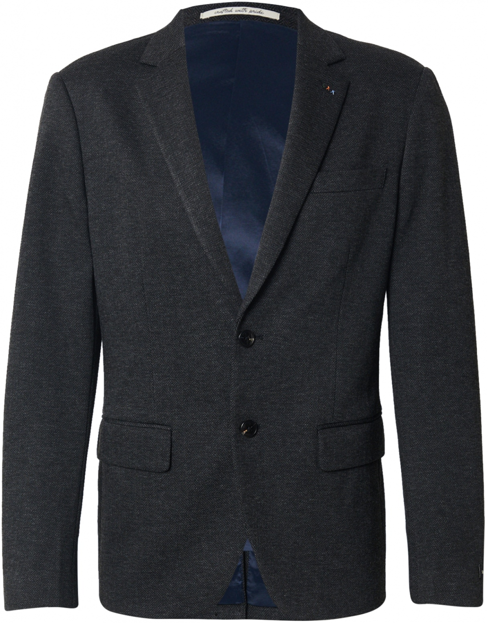 SCOTCH & SODA Sako  dymovo modrá / tmavomodrá