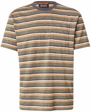 SCOTCH & SODA Tričko  sivá melírovaná / zelená melírovaná / oranžová melírovaná / biela