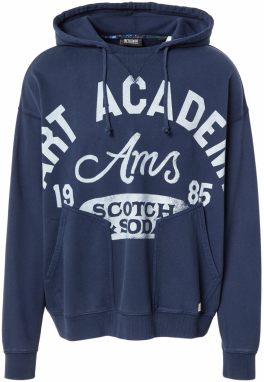 SCOTCH & SODA Mikina  námornícka modrá / biela