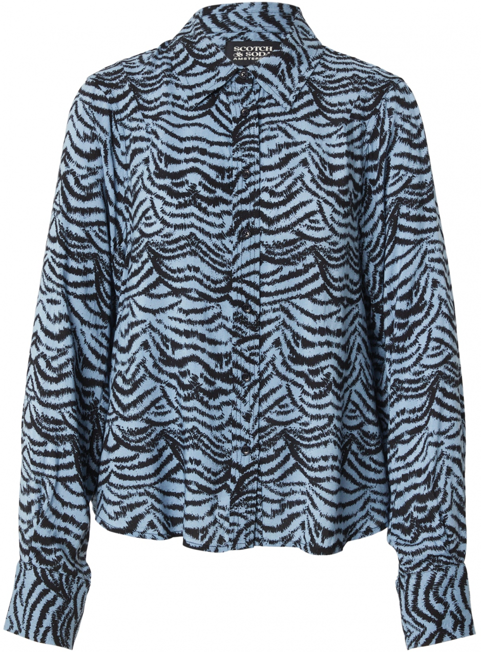 SCOTCH & SODA Blúzka  opálová / čierna