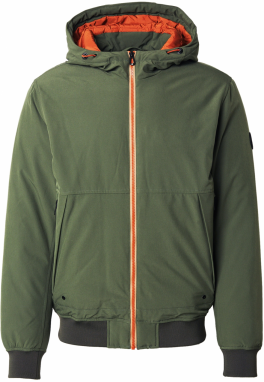 SCOTCH & SODA Zimná bunda  zelená / oranžová