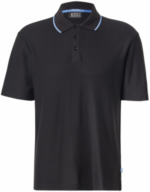 SCOTCH & SODA Tričko  svetlomodrá / čierna