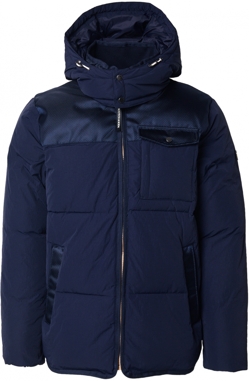 SCOTCH & SODA Zimná bunda  tmavomodrá