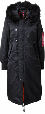 ALPHA INDUSTRIES Zimná parka  oranžová / červená / čierna / biela