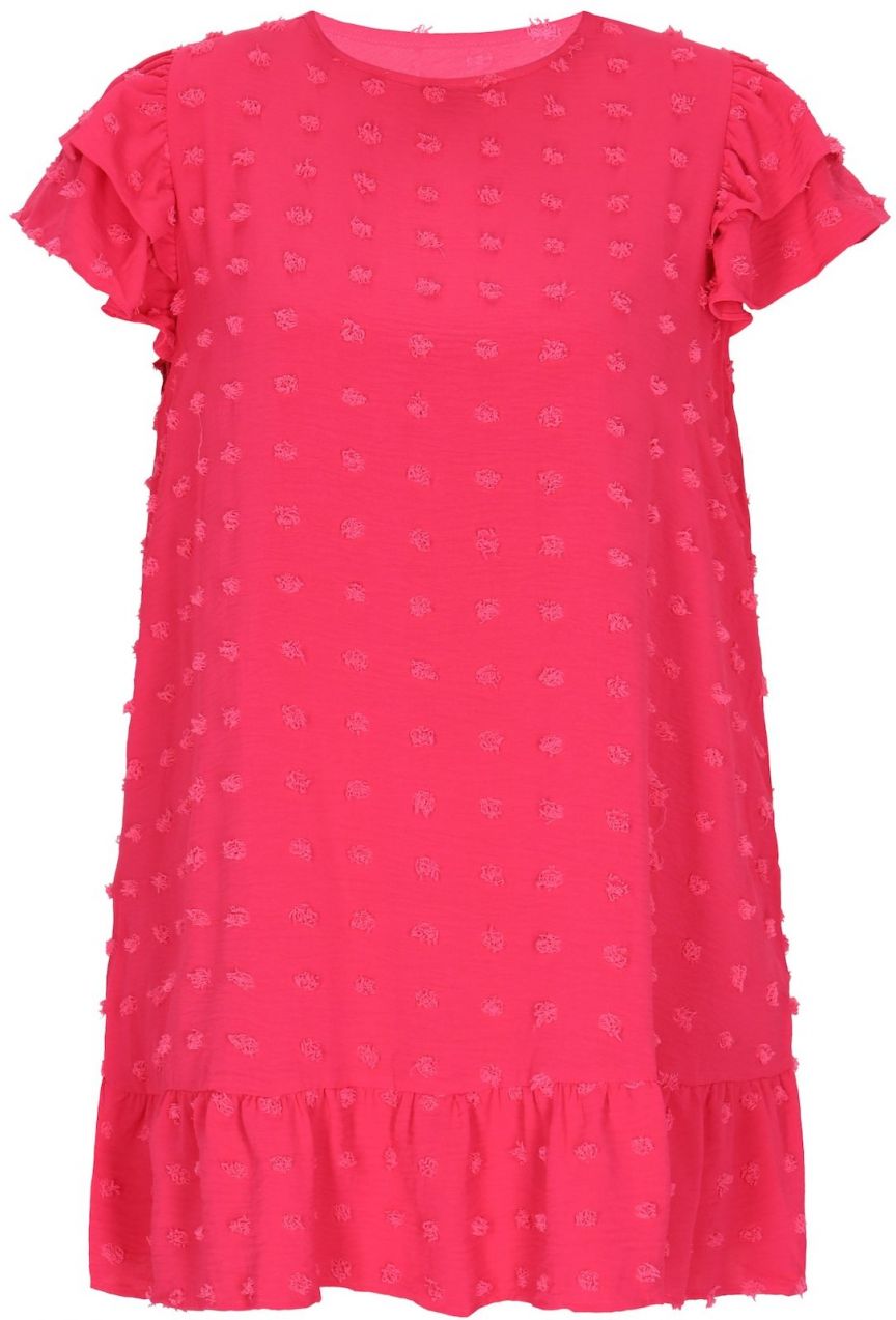 faina Šaty  malinová