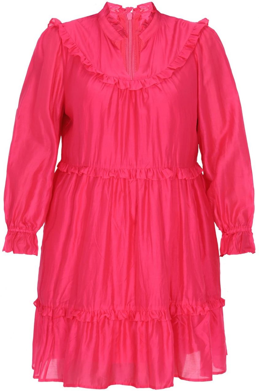 faina Kokteilové šaty  ružová