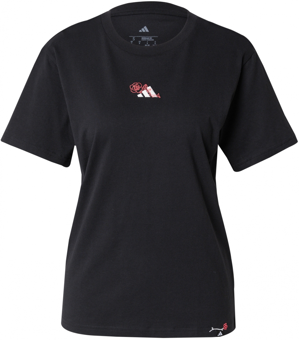 ADIDAS SPORTSWEAR Funkčné tričko  jasne červená / čierna / biela