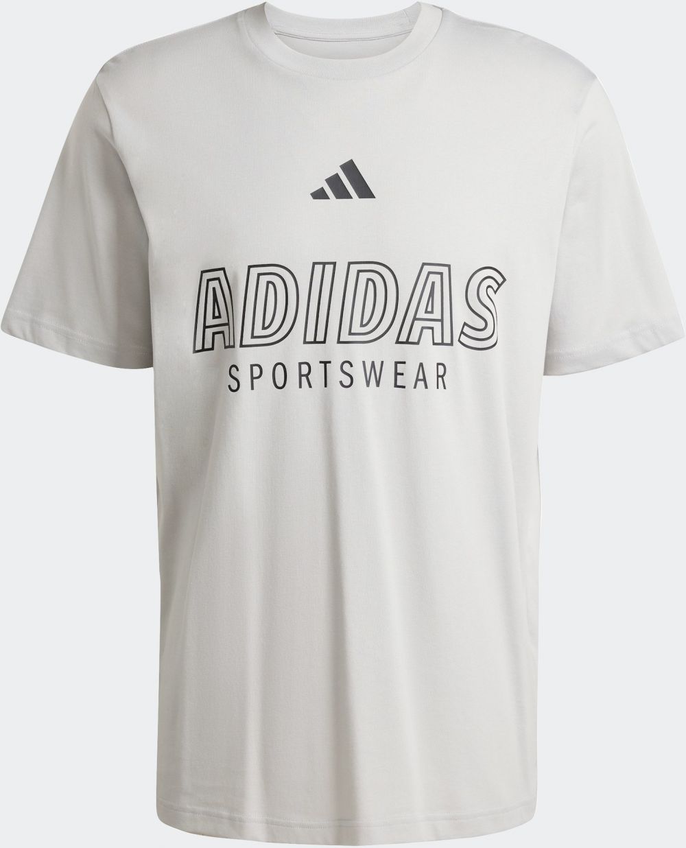 ADIDAS SPORTSWEAR Funkčné tričko 'House of Tiro'  svetlosivá / čierna