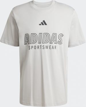 ADIDAS SPORTSWEAR Funkčné tričko 'House of Tiro'  svetlosivá / čierna