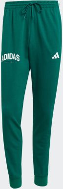 ADIDAS SPORTSWEAR Športové nohavice  tmavozelená / biela