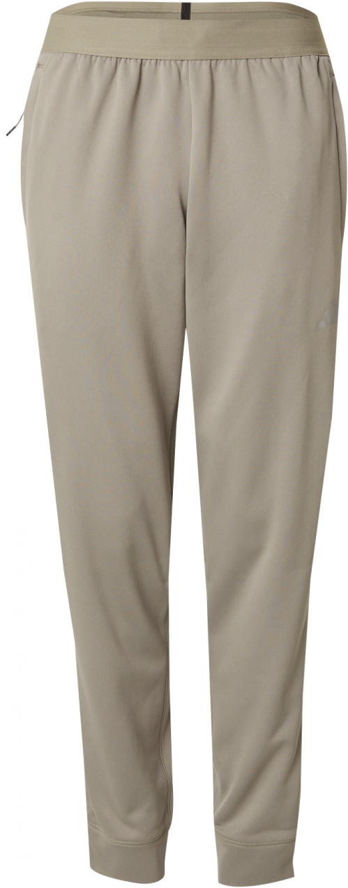 ADIDAS PERFORMANCE Športové nohavice  pastelovo zelená / strieborná