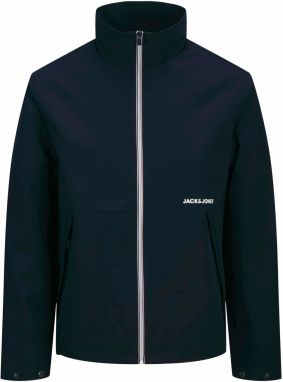 JACK & JONES Prechodná bunda 'JJADAM'  námornícka modrá / biela
