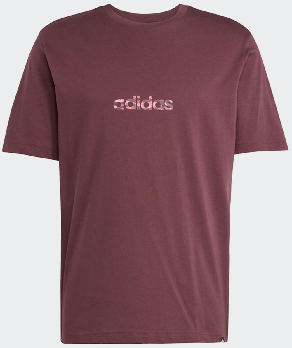 ADIDAS SPORTSWEAR Funkčné tričko 'CAMO'  orgovánová / ružová / tmavočervená