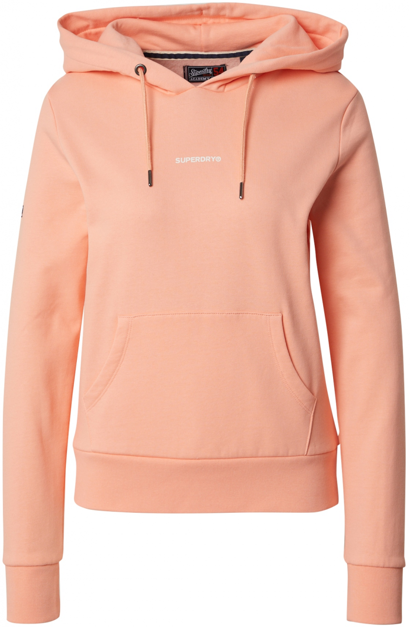 Superdry Mikina  púdrová / biela