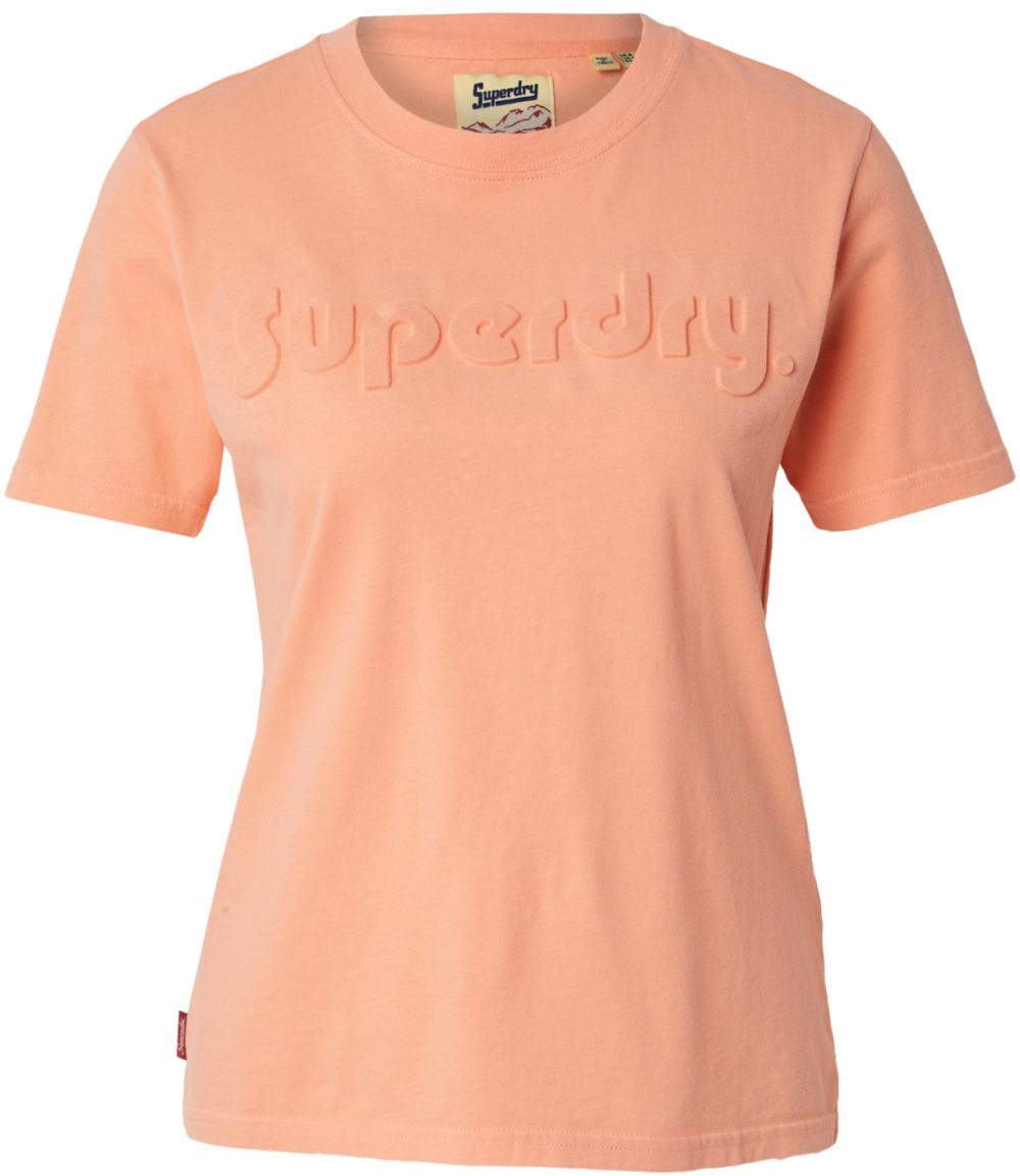 Superdry Tričko  marhuľová